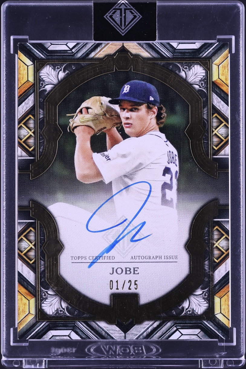 2025 Topps Transcendent Collection Showcase Jackson Jobe ROOKIE AUTO 1/25 #TCRSA-JJO