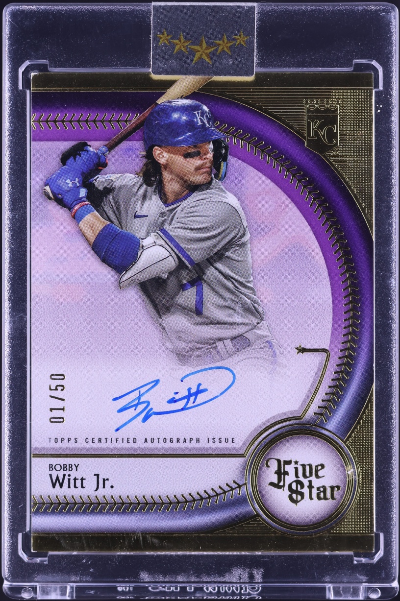 2024 Topps Five Star Purple Bobby Witt Jr. AUTO 1/50 #FSA-BW