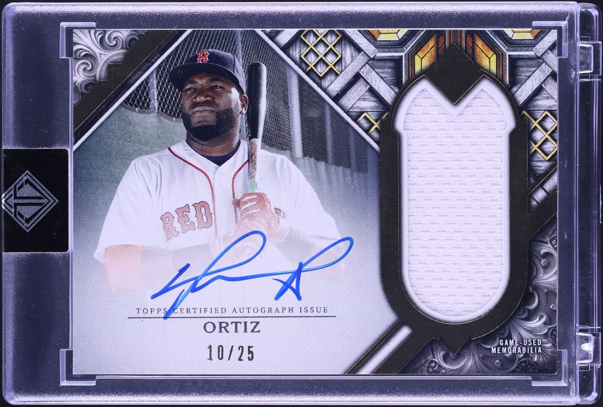 2025 Topps Transcendent Collection David Ortiz PATCH AUTO /25 #TCAR-DO