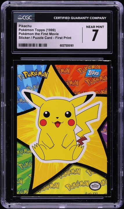 1999.pekatu.CGC.ＧＥＭＭＴ Pokémon 1999 Topps Series 1 Pikachu CGC Gem Mint 10 | eBay