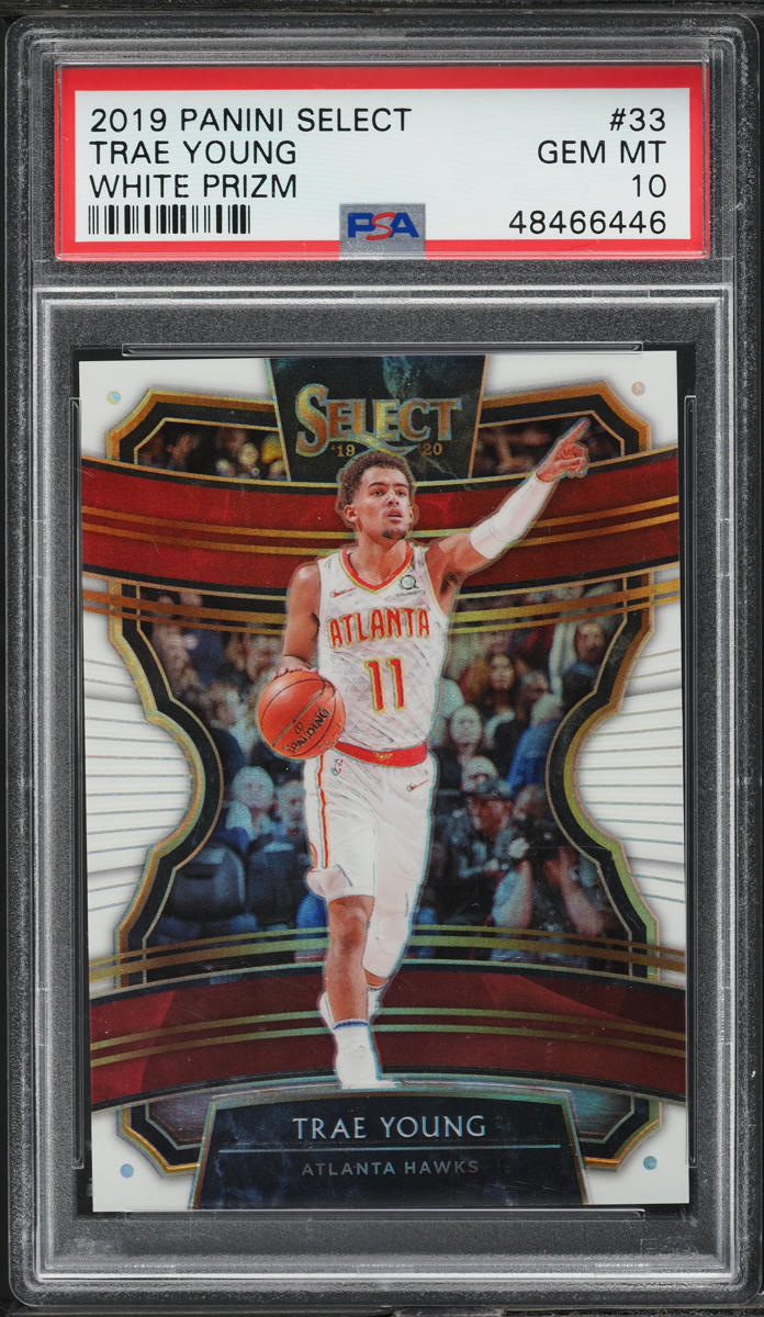 2019 Select Concourse White Prizm Trae Young /149 #33 PSA 10 GEM MINT