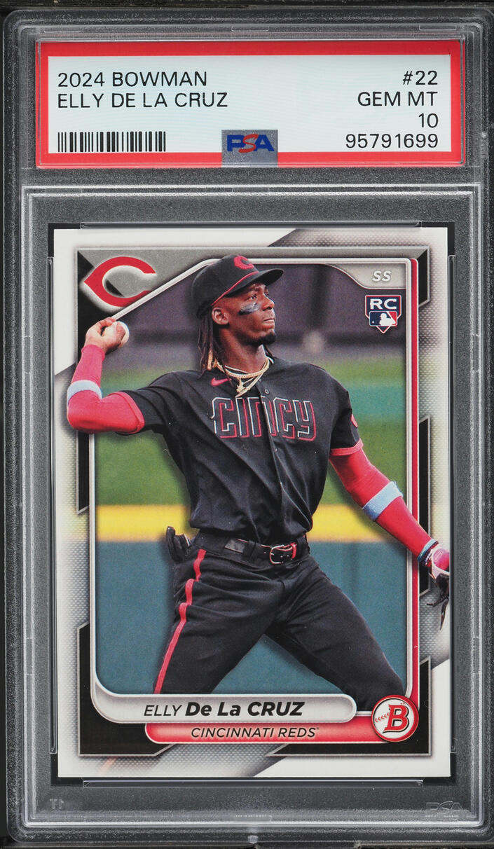 2024 Bowman Elly De La Cruz ROOKIE #22 PSA 10 GEM MINT
