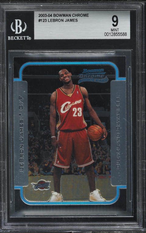 2006 Bowman Chrome LeBron James #22 PSA 9 MINT on Fanatics