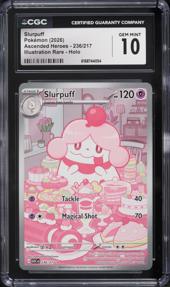 2026 Pokemon Mega Evolution Ascended Heroes IR Slurpuff #236 CGC 10 GEM MINT