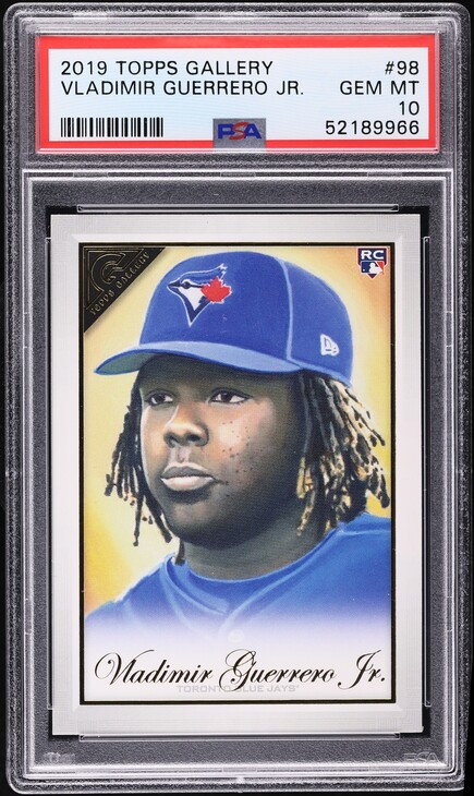 2019 Topps Chrome Sapphire Purple Vladimir Guerrero Jr. ROOKIE 10