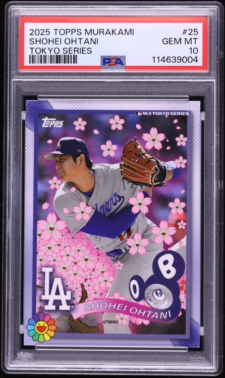 2025 Topps Takashi Murakami MLB World Tour Tokyo Series Shohei Ohtani #25 PSA 10 GEM MINT