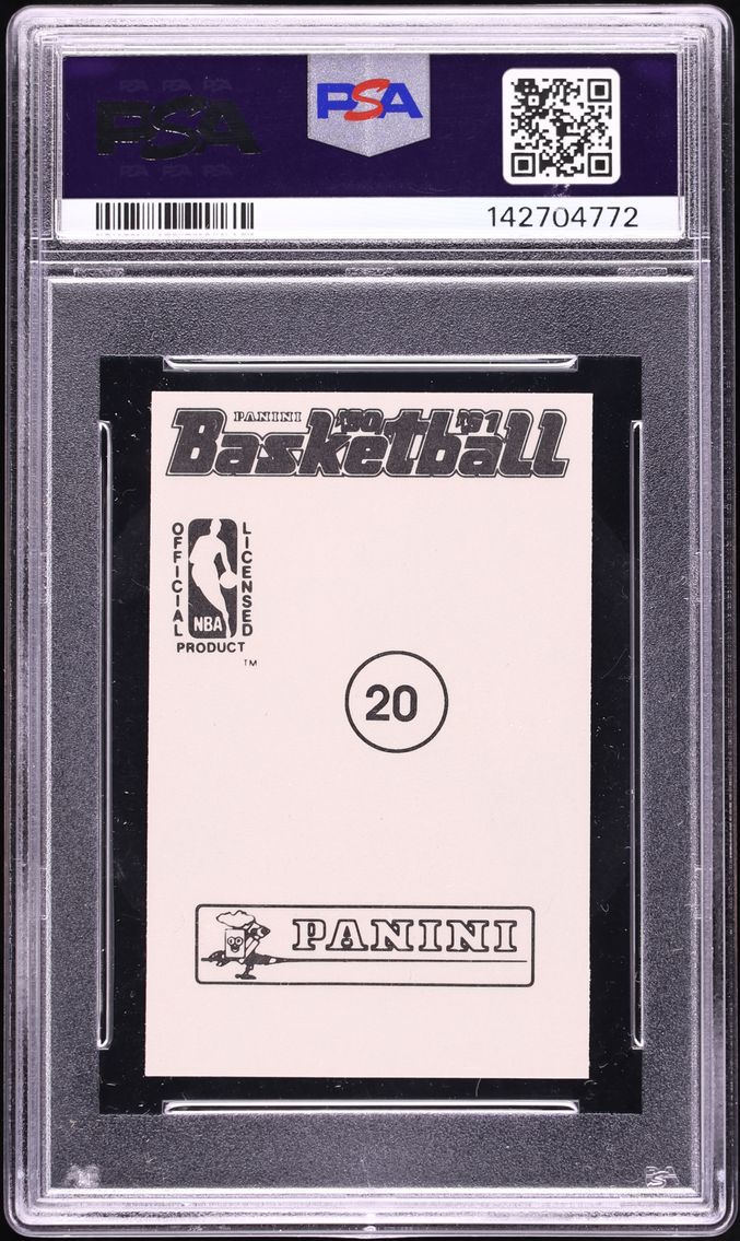 1990 Panini Sticker Hand Cut Shawn Kemp #20 PSA 10 GEM MINT