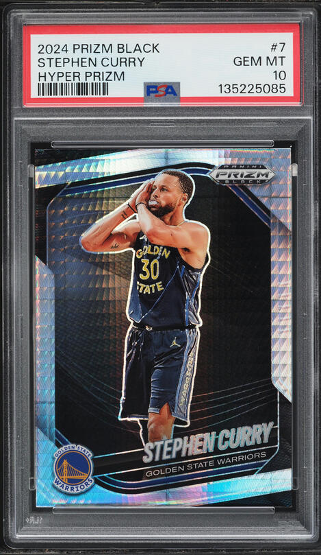 2024 Panini Prizm Black Manga Stephen Curry #2 PSA 10 GEM MINT on