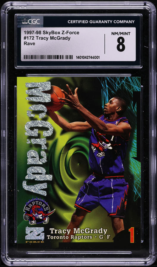 1997 Metal Universe Precious Metal Gems PMG Red Tracy McGrady