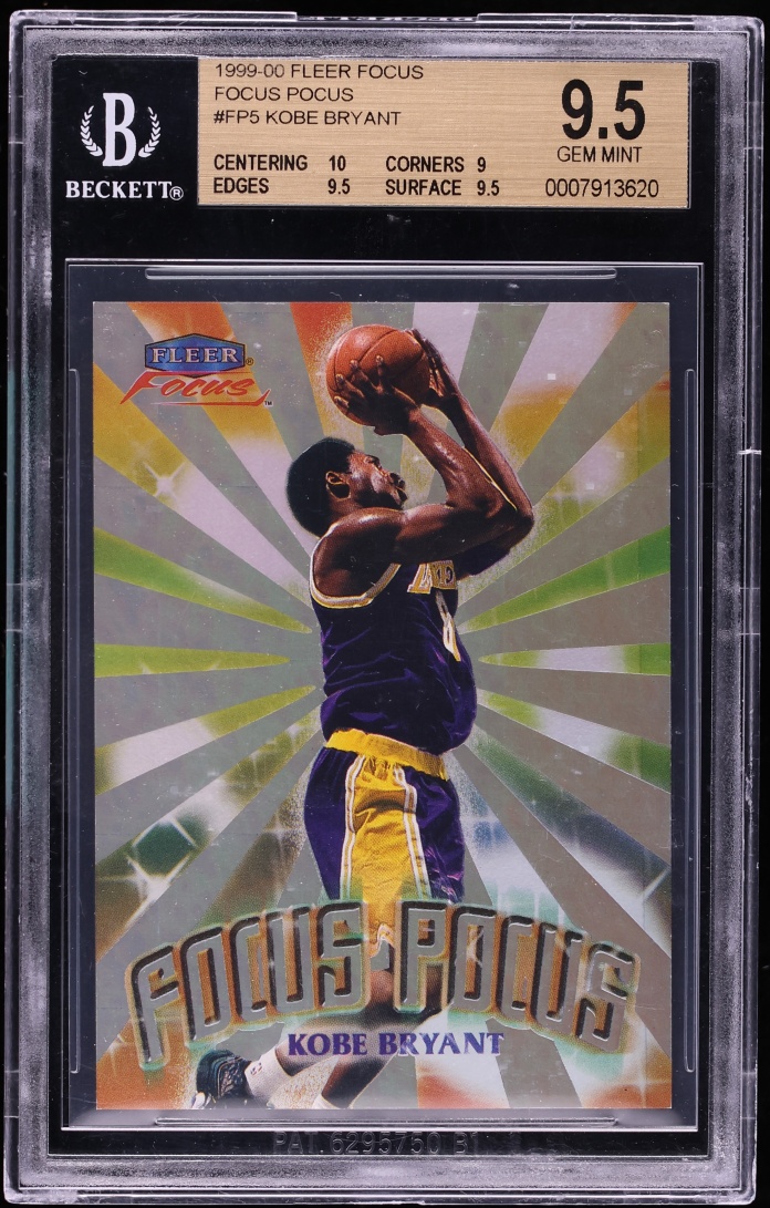 1999 Fleer Focus Pocus Kobe Bryant #FP5 BGS 9.5 GEM MINT