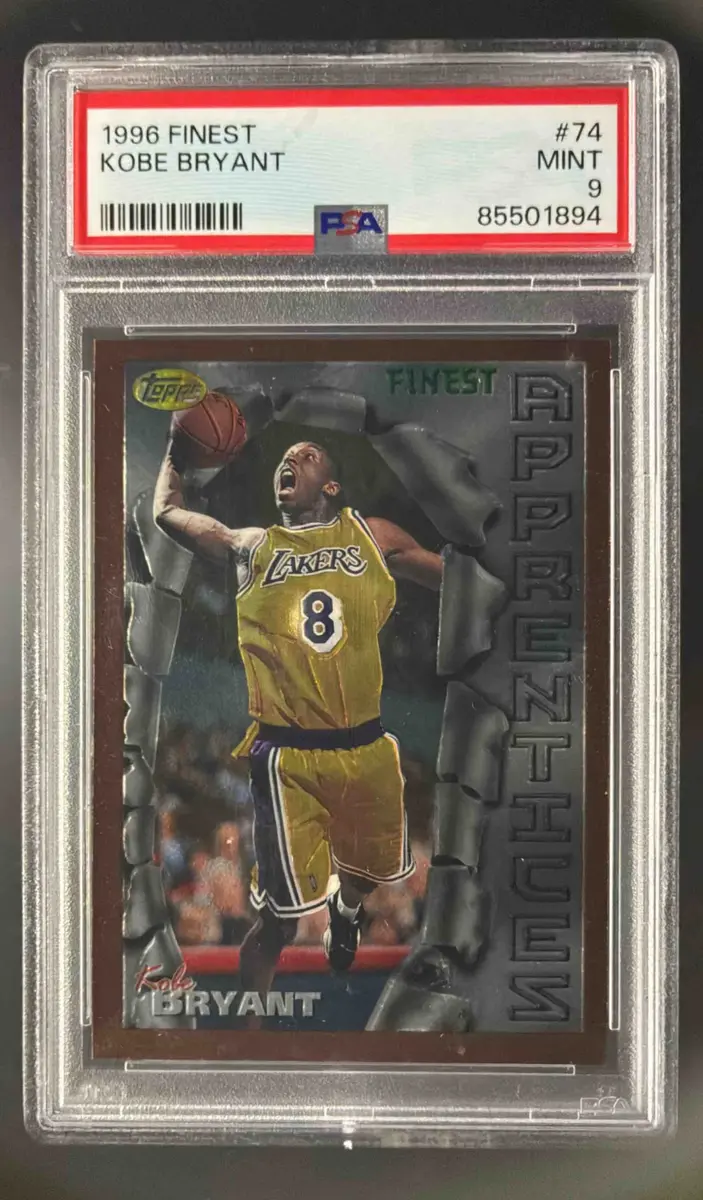 【PSA 9】1996 コービー・ブライアント #74 with coating Kobe Bryant 1996 Topps Finest #74 Bronze - Refractor (with