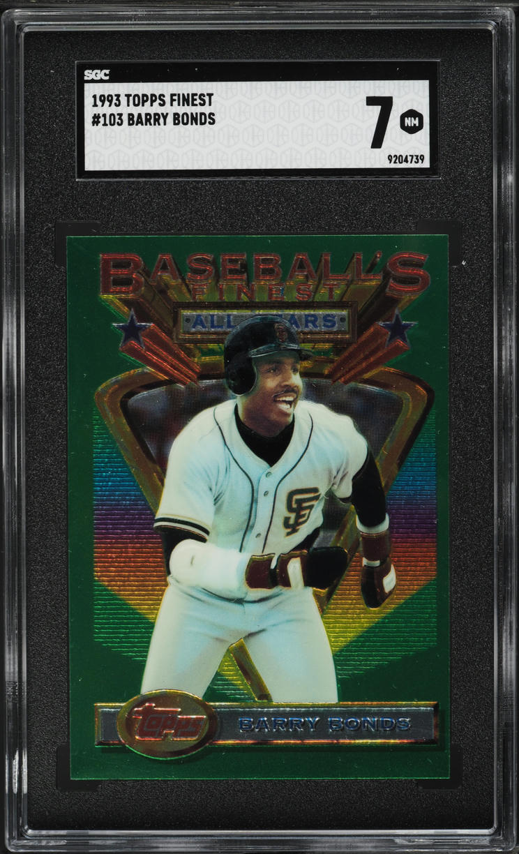 1993 Finest Barry Bonds #103 SGC 7 NRMT