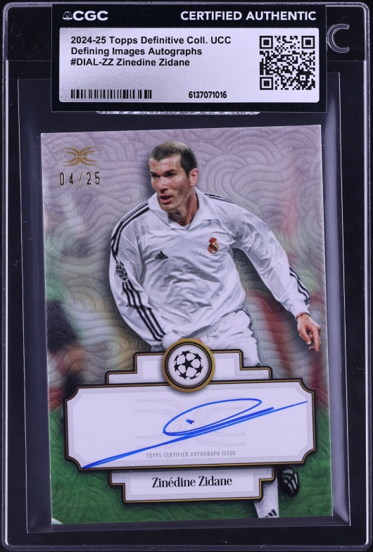 Carte Onze Mondial 1996 – Rookie RC Zinedine Zidane (Équipe De France) – Édition Française
