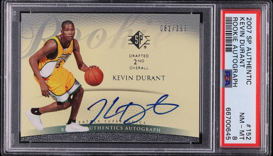 2008 Topps Chrome Kevin Durant #156 PSA 10 GEM MINT on Fanatics