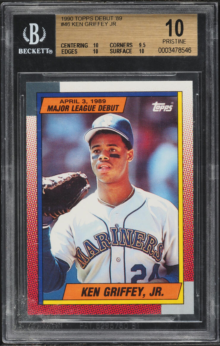 1990 Topps Debut '89 Ken Griffey Jr. #46 BGS 10 PRISTINE