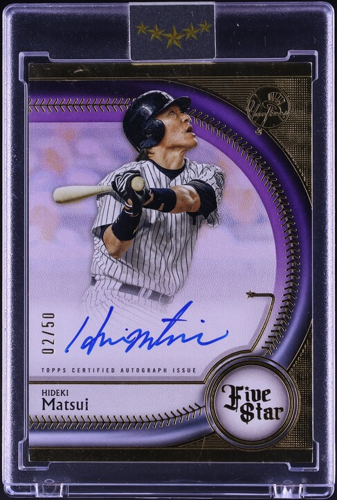2024 Topps Five Star Hideki Matsui AUTO /5 #FSA-HM on Fanatics Collect