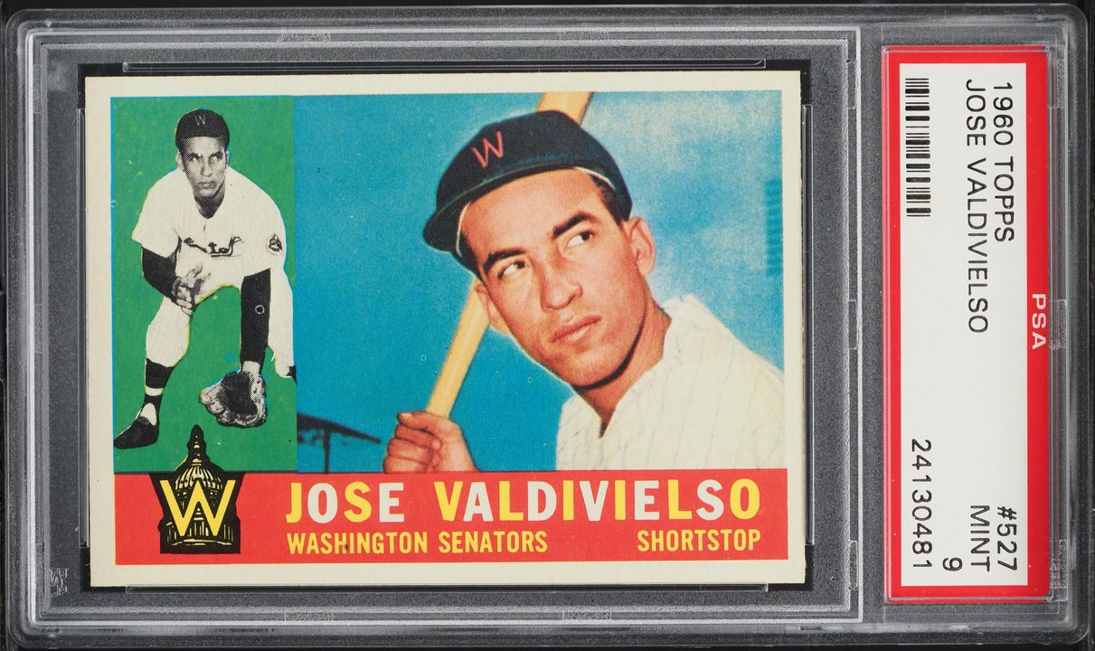 1960 Topps Jose Valdivielso #527 PSA 9 MINT