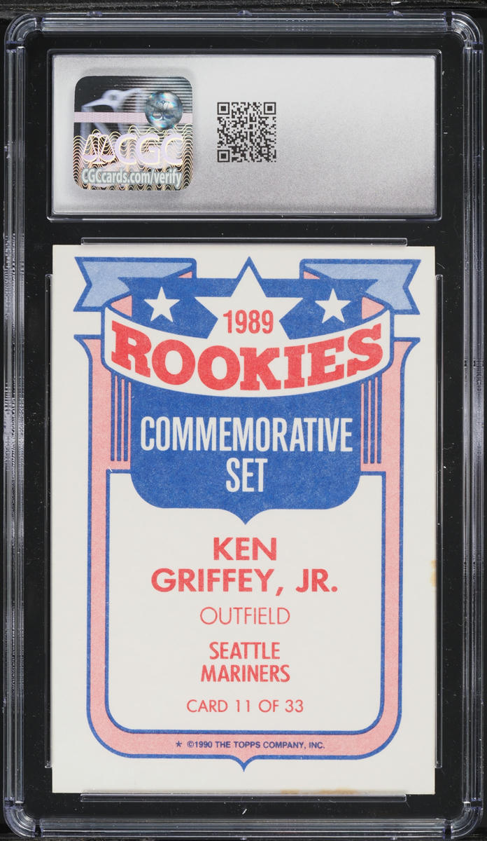 1990 Topps Glossy Rookies Ken Griffey Jr. #11 CGC 6 EXMT