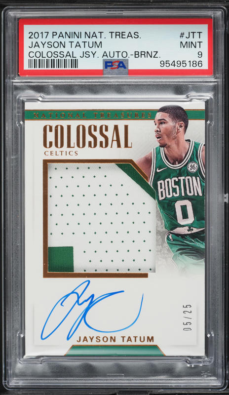 2017 Panini Prizm Red White Blue Jayson Tatum ROOKIE #16 PSA 10