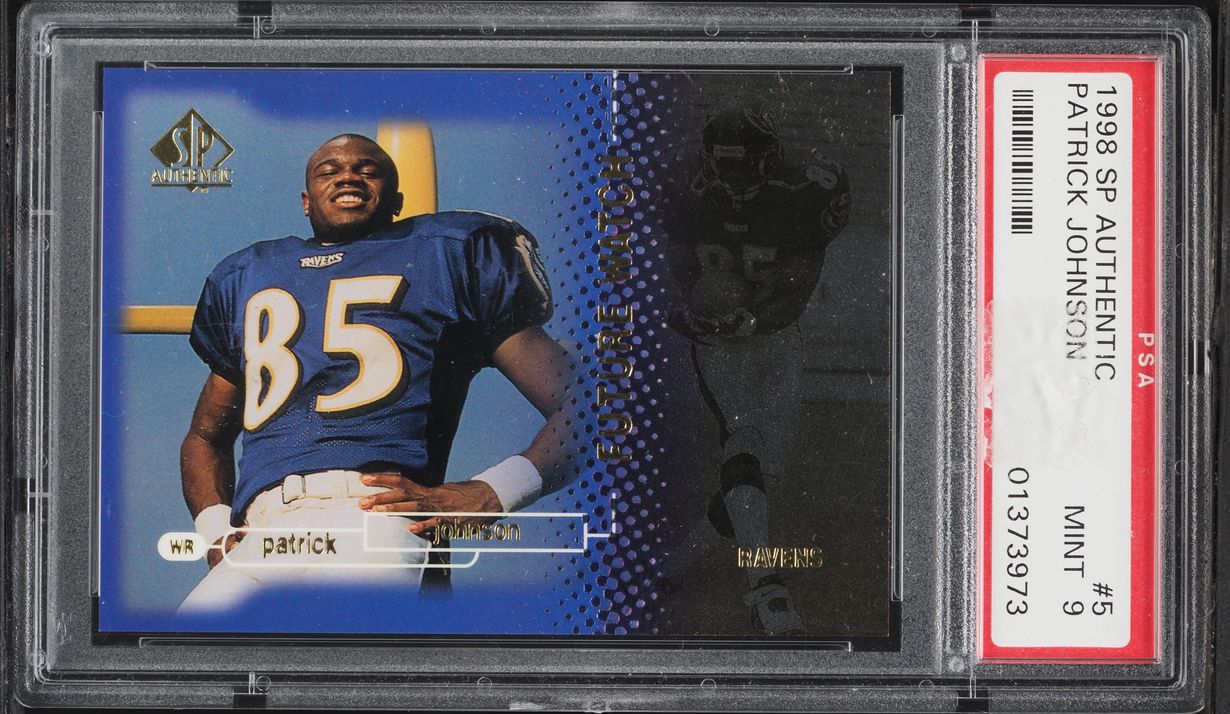 1998 SP Authentic Future Watch Patrick Johnson ROOKIE /2000 #5 PSA 9 MINT
