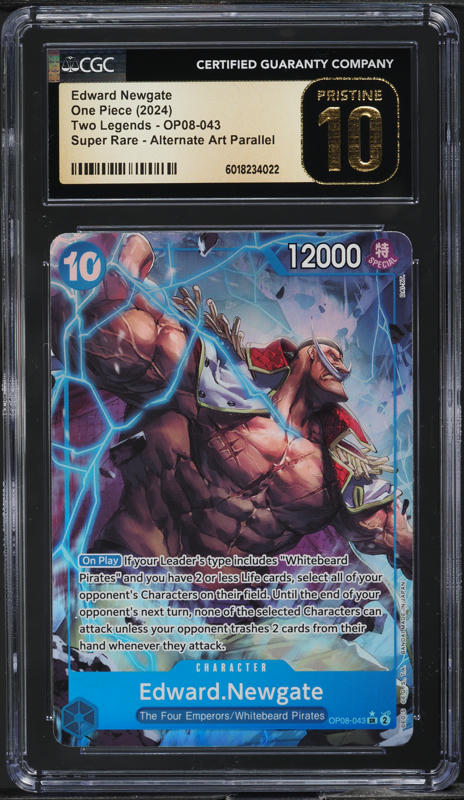 2023 One Piece Japanese Promos Champ Set Edward Newgate #OP02-001