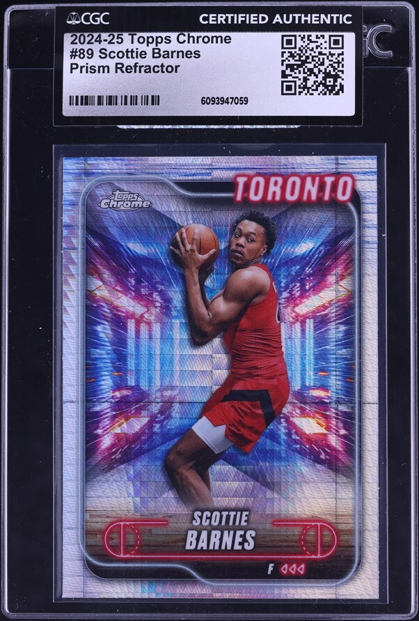 2021 Panini Prizm Scottie Barnes ROOKIE AUTO DNA 10 #RS-SBA PSA 10