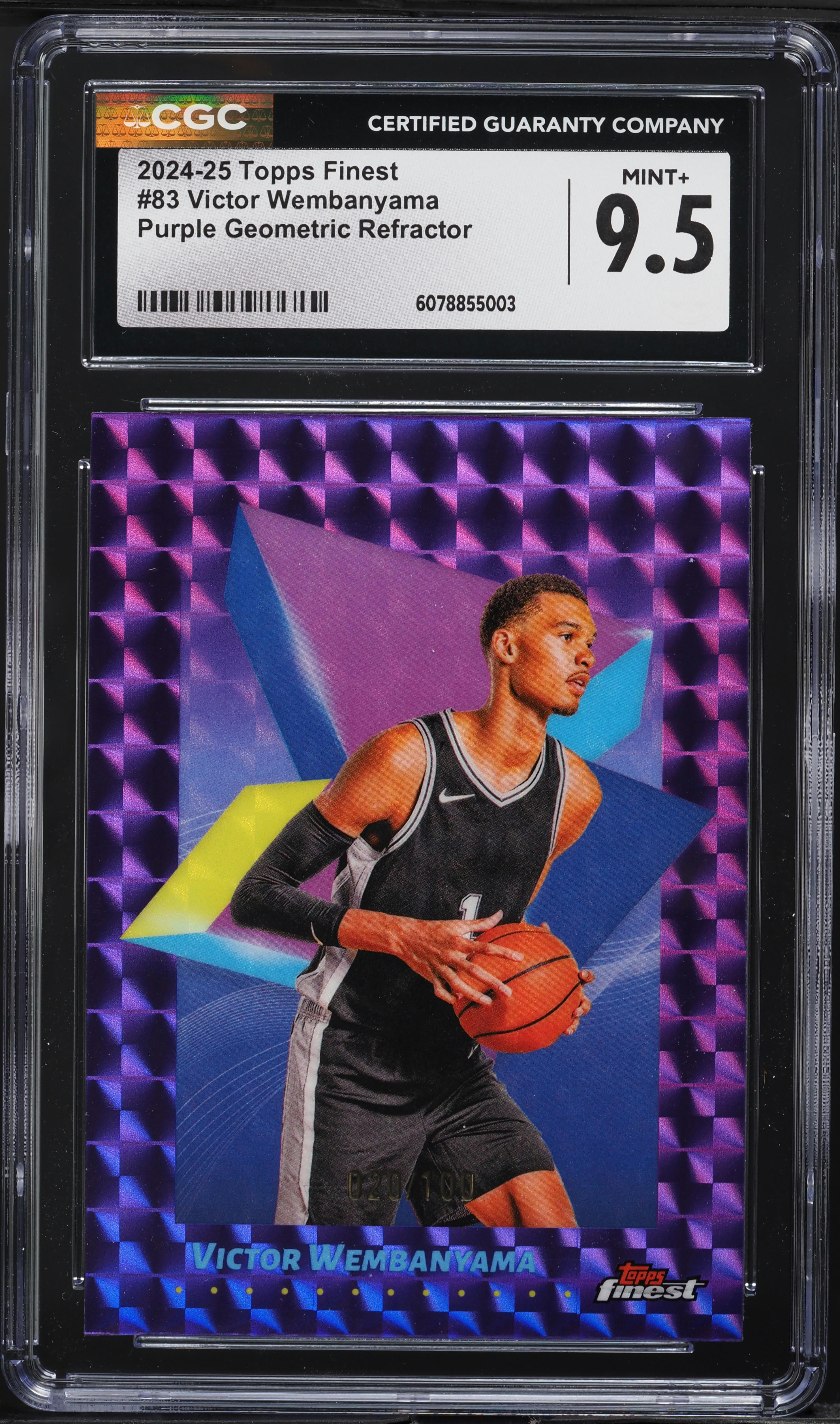 Victor Wembanyama Star Factor Die-Cut RC 2023-24 Select Victor