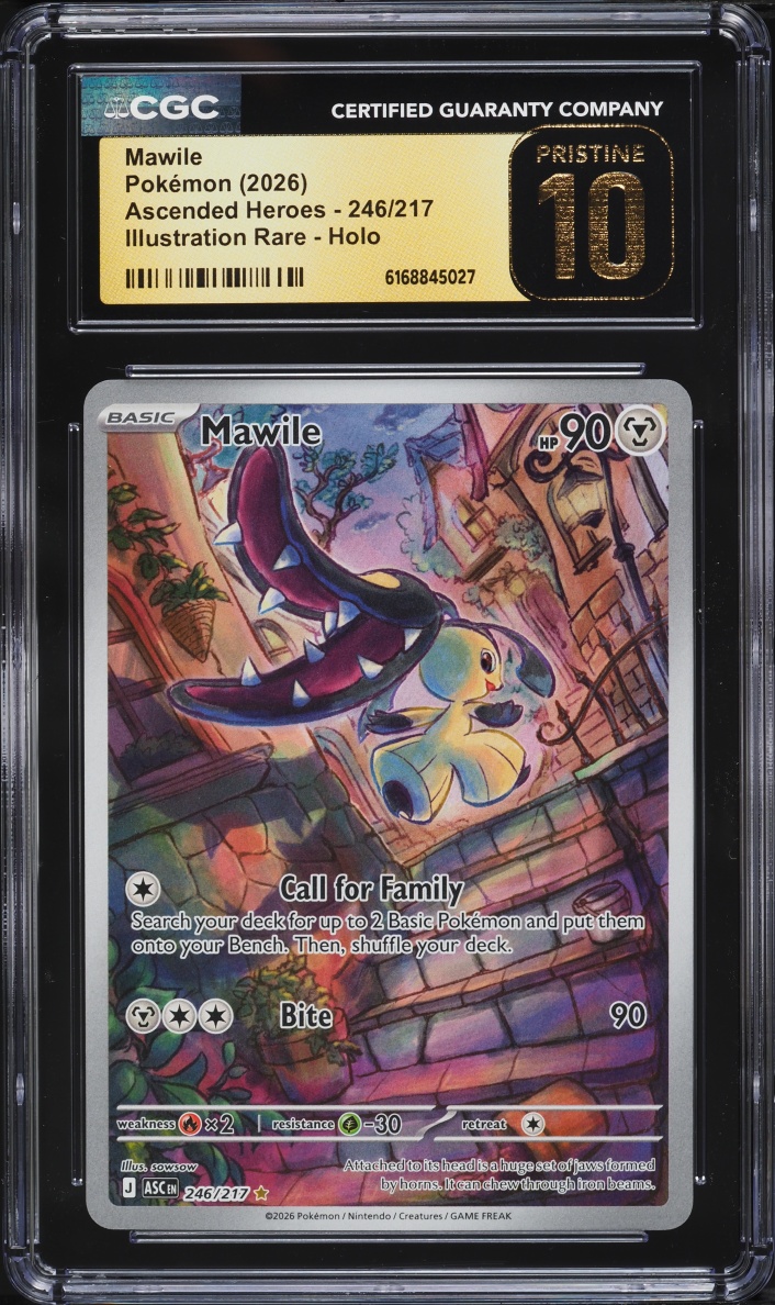 2026 Pokemon Mega Evolution Ascended Heroes IR Mawile #246 CGC 10 PRISTINE
