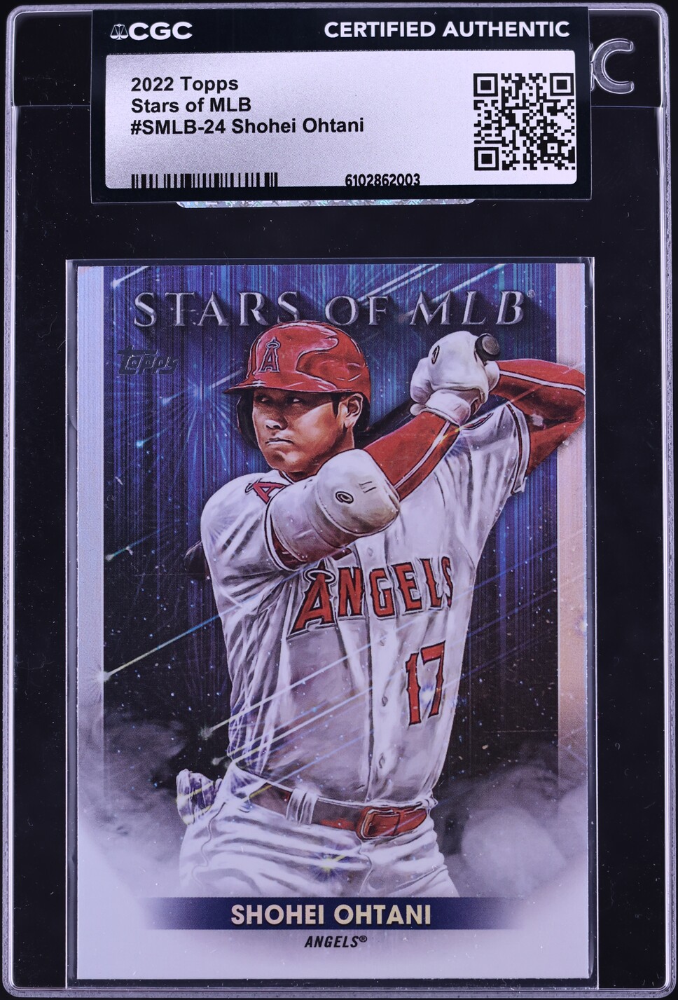 2022 Topps Stars Of MLB Shohei Ohtani #SMLB-24 CGC AUTH