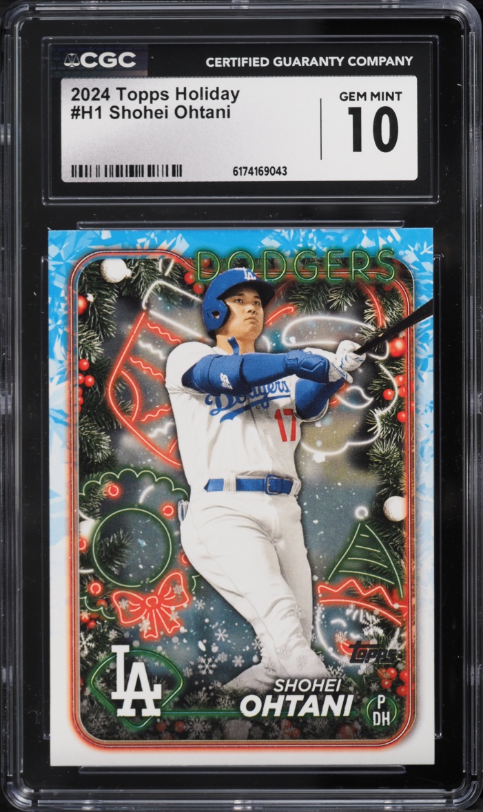 2024 Topps Holiday Shohei Ohtani #H1 CGC 10 GEM MINT