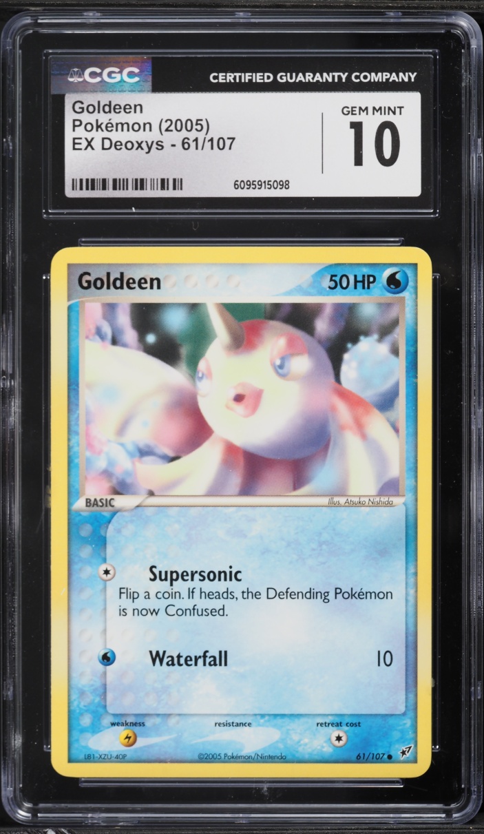 2005 Pokemon EX Deoxys Goldeen #61 CGC 10 GEM MINT