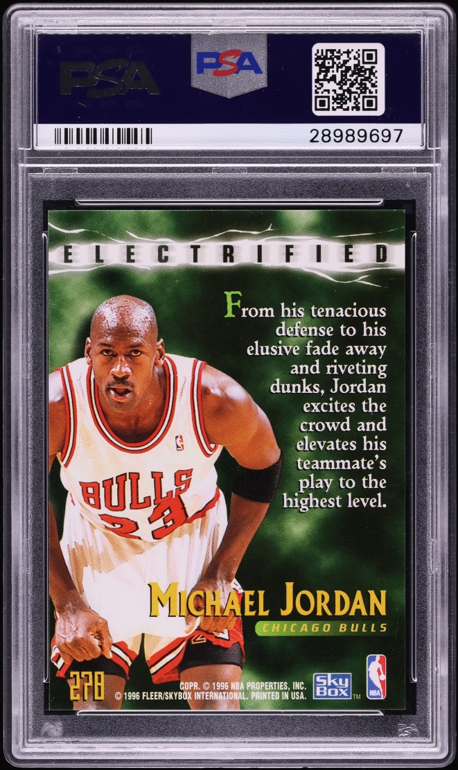 1995 Skybox Premium Michael Jordan #278 PSA 10 GEM MINT