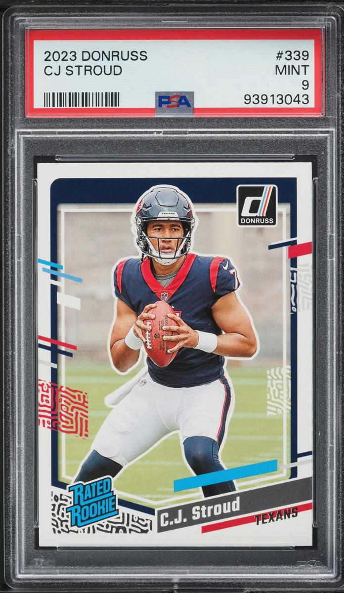 2023 Donruss Football C.J. Stroud ROOKIE #339 PSA 9 MINT