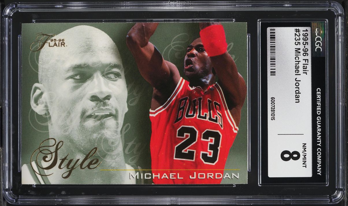 1995 Flair Basketball Michael Jordan #235 CGC 8 NM-MT