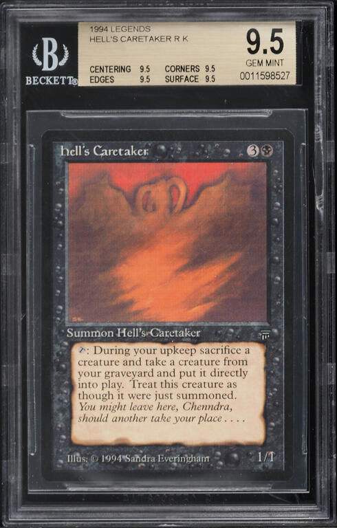 1994 Magic The Gathering MTG Revised Dual Land Savannah BGS 8.5 NM