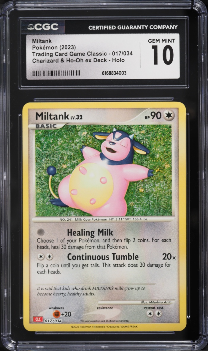 2023 Pokemon TCG Classic Collection Holo Miltank #17 CGC 10 GEM MINT