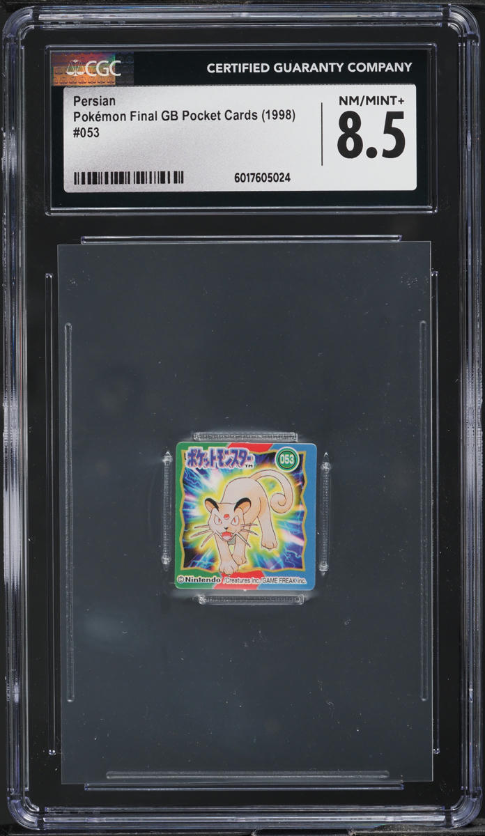 1998 Pokemon Japanese Final GB Pocket Cards Persian #053 CGC 8.5 NM-MT+