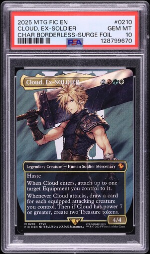 2025 Magic The Gathering Final Fantasy Borderless Surge Foil Y
