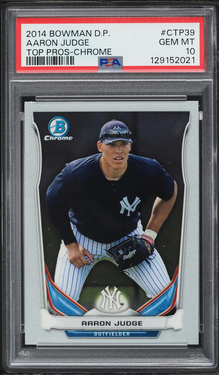 2014 Bowman Chrome Aaron Judge PROSPECT #CTP-39 PSA 10 GEM MINT