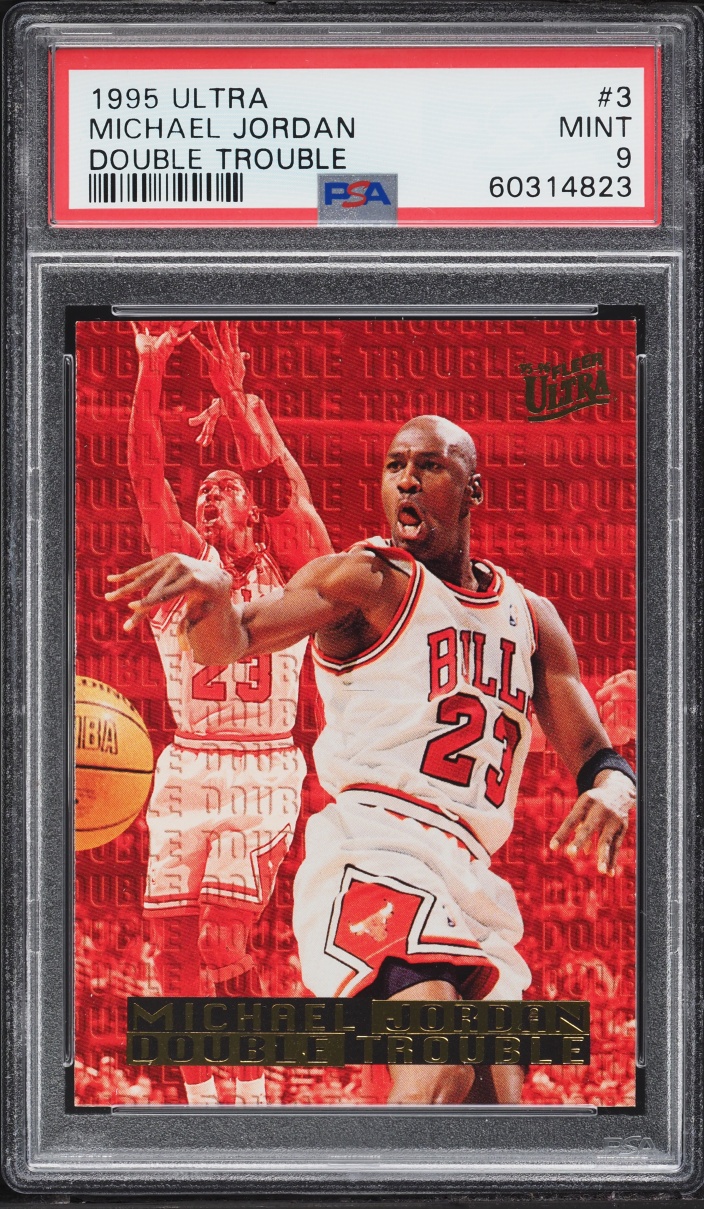 1995 Ultra Double Trouble Michael Jordan #3 PSA 9 MINT