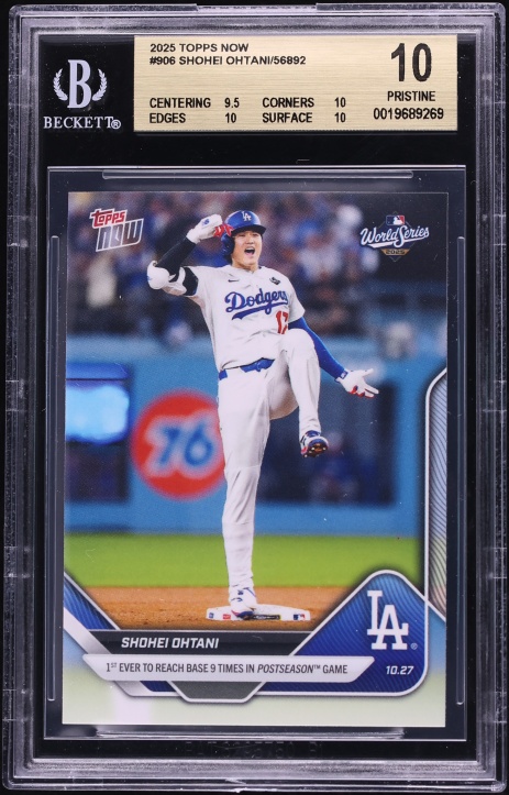 2025 Topps Now Shohei Ohtani #906 BGS 10 PRISTINE