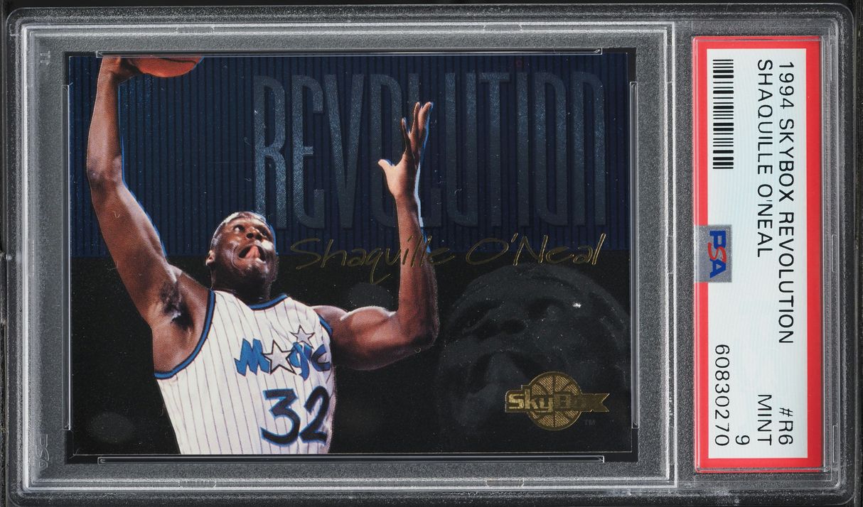1994 Skybox Revolution Shaquille O'Neal #R6 PSA 9 MINT