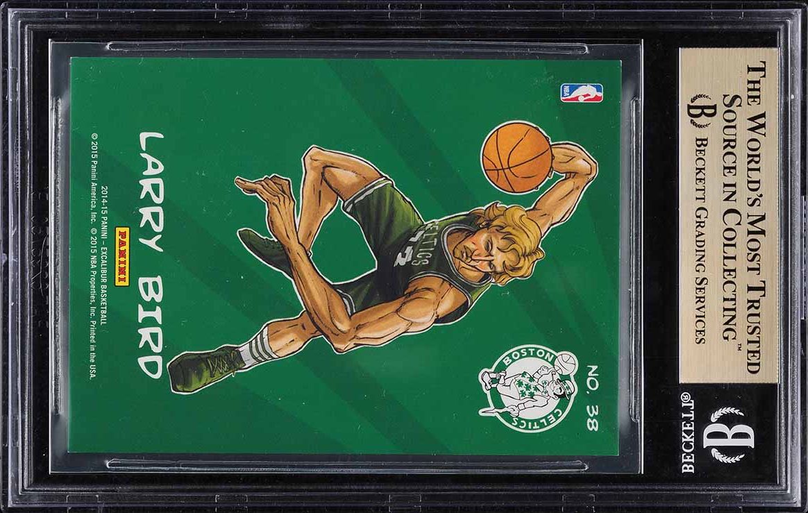 2014 Panini Excalibur Kaboom! Larry Bird #38 BGS 9.5 GEM MINT