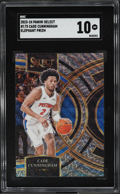 2021 Select Jersey Disco Prizm Cade Cunningham ROOKIE PATCH AUTO