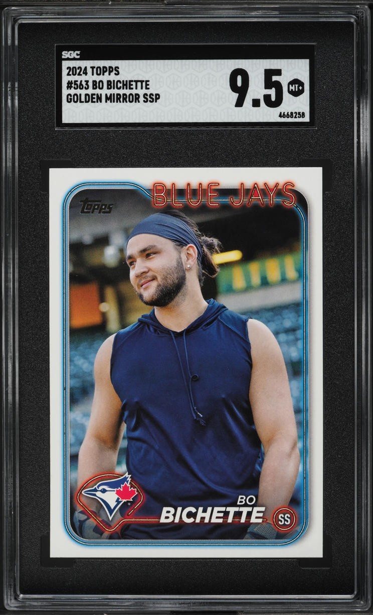 2024 Topps Golden Mirror Bo Bichette SSP #563 SGC 9.5 MINT+