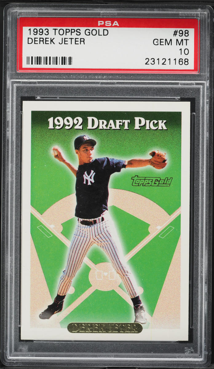 1993 Topps Gold Derek Jeter ROOKIE #98 PSA 10 GEM MINT