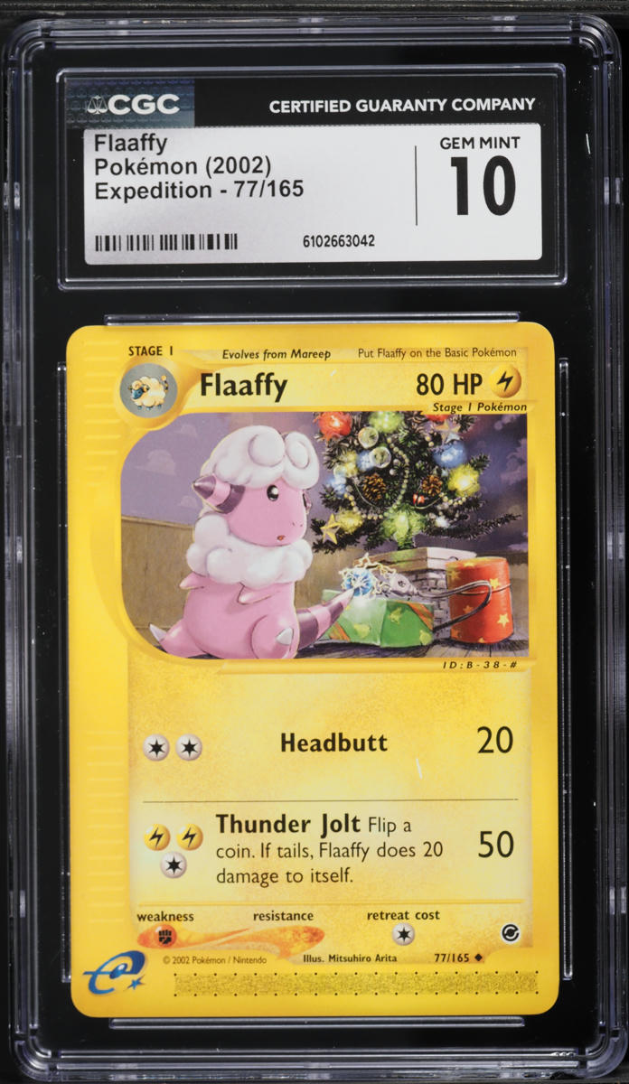 2002 Pokemon Expedition Flaaffy #77 CGC 10 GEM MINT