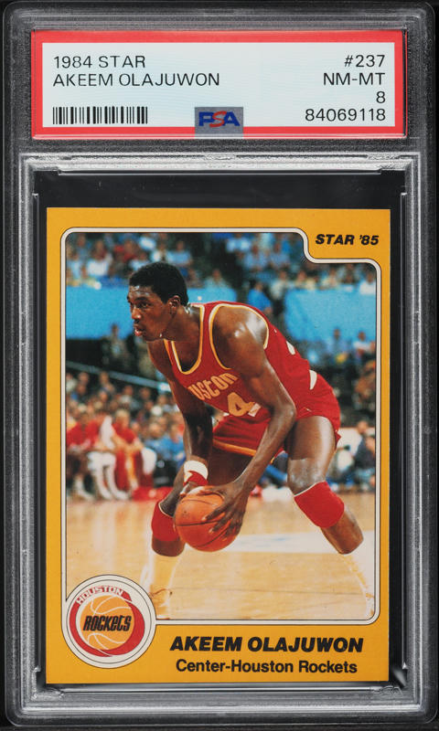 1984 Star Court Kings 5x7 Hakeem Olajuwon ROOKIE #47 PSA 10 GEM