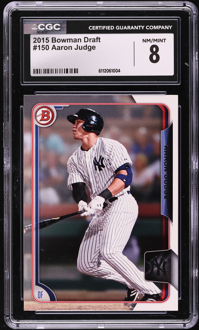 2015 Bowman Draft Aaron Judge PROSPECT #150 CGC 8 NM-MT