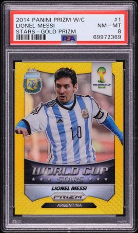 2007 Futera World Football Unique Lionel Messi #81 BGS 9 MINT on